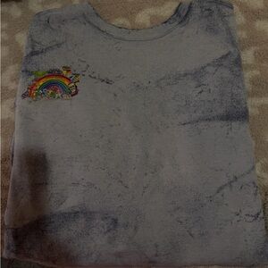 Women’s custom oversized tie-dye crewneck